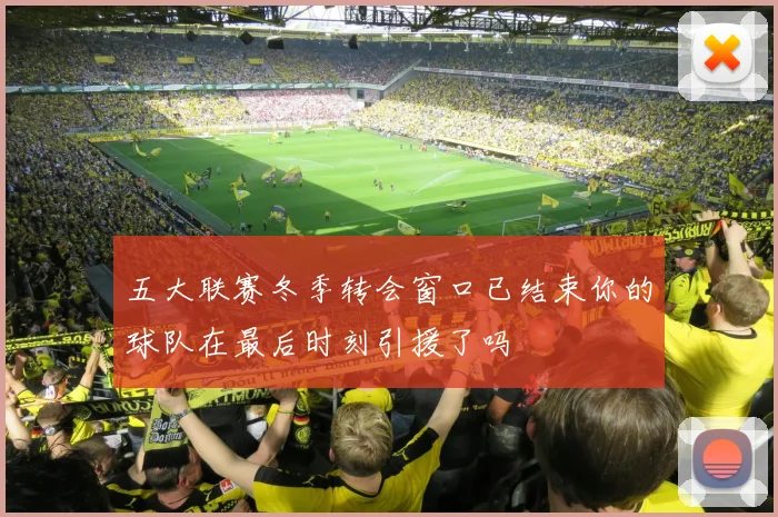 五大联赛冬季转会窗口已结束你的球队在最后时刻引援了吗